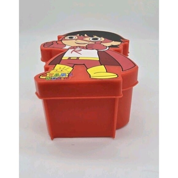 Ryan's World Small Case Only EMPTY Toy Storage Container Red Titan Plastic Fun - Picture 2 of 8
